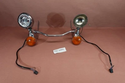 08-09 Harley Davidson Electra Glide Standard FLHT FRONT TURN SIGNAL LIGHT BAR - Image 1 of 4