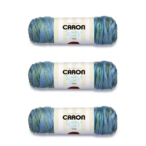 Simply Soft Spring Brook Paints Yarn - 3 Pack of 141g/5oz - Acrylic - 4 Mediu... - Picture 1 of 8