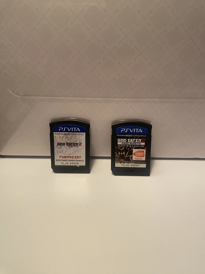 God Eater 2 + God Eater 2 Rage Burst Psvita Games Loose No Case Japanese - Image 1 of 2
