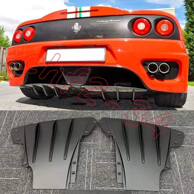 For Ferrari 360 Dry Carbon Fiber Rear Bumper Diffuser Lip 2000-2008 - Imagen 1 de 4