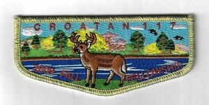 Croatan Lodge 117 2009 Fall Fellowship Flap YMY Bdr East Carolina NC - Picture 1 of 1