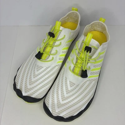 Water Shoes Women's White 3D Non Slip Pedal Barefoot Elastic Fabric Hiking Sz 13 - Image 1 of 4