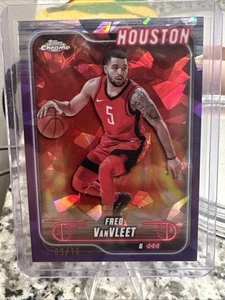 2024-25 Topps Chrome Fred VanVleet No.137 Purple Sapphire /10 - Picture 1 of 5