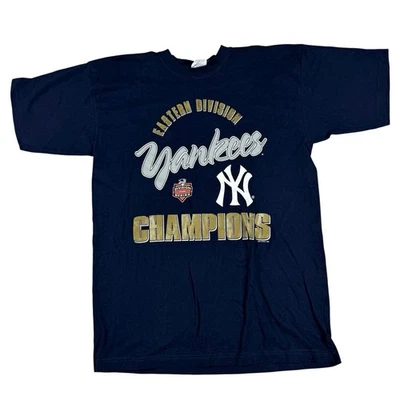 Camiseta De Colección Años 90 New York Yankees Campeones División Este 96 Para Hombre Talla XL Foto 1 de 4