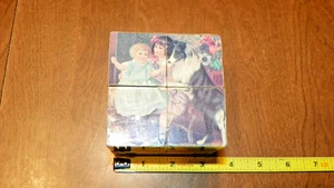 Vintage Flip-a-Cube Puzzle jung viktorianisch - Bild 1 von 13
