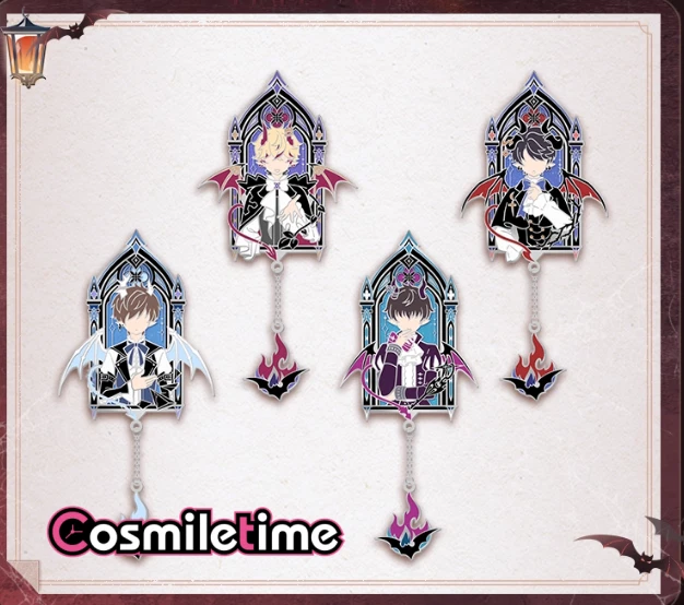 Mr Love: Queen's Choice Kiro Gavin 金属徽章胸针游戏收藏动漫 YZ — 第 1/4 张图片