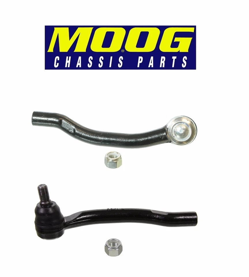 Para Acura MDX Honda Pilot conjunto de 2 extremidades dianteiras externas esquerda e direita de haste de amarração Moog - Imagem 1 de 1