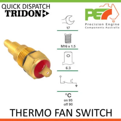 * TRIDON * Universal Thermo Fan Switch -95C ON 90C OFF, M16 x 1.5 .. - Image 1 of 4
