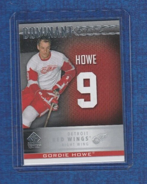 2020-21 SP Signature Edition Legends Dominant Digits # DD-12 Gordie Howe - Image 1 of 2
