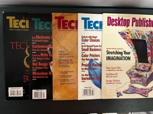 Lot of 5 Vintage 1995-1996 Desktop Publishers & Technique Magazines - Macintosh - Imagen 1 de 11