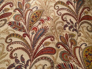 PINDLER 5290 Algiers Garden Botanical Damask 77% Polyester Fabric $200Retail BTY - Picture 1 of 24