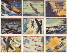 AMERICA'S FIGHTING FORCES 1983 WTW PRODUCTIONS REPRINT BASE CARD SET OF 25 MS