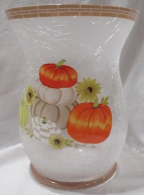 Yankee свечи матовый ураган большой банки держатель J/H осени тыквы треск - Изображение 1 из 4