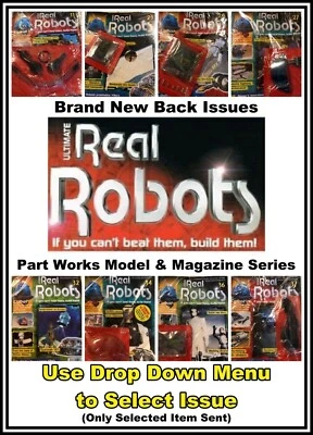 The Ultimate Real Robots Magazine New Sealed Brand New Back Issues by Eaglemoss  - Image 1 of 3