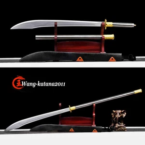 59" Removable Chinese Kung Fu Dao Sword Sharp Broadsword High Manganese Steel - Picture 1 of 10