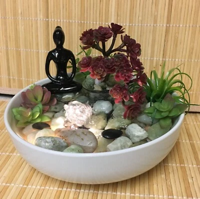 Tranquilidad Fuente de Agua Dama y Oriental Flor Árbol Zen ENVÍO GRATUITO #917 Foto 1 de 4