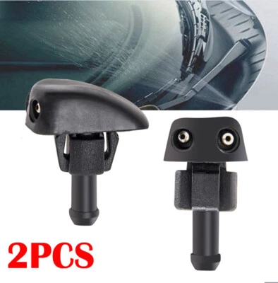 2* Car Window Windshield Washer Spray Wiper Sprinkler Nozzle Universal Jet NEW - Image 1 of 4