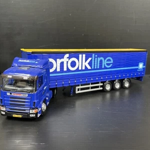 A Corgi cc 76402 SCANIA 400 124L curtain side Norfolk line - Picture 1 of 6