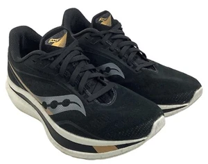 Saucony Endorphin Speed Women's Size 8 Running Walking Shoe S10597-40 Black/Gold - Picture 1 of 11