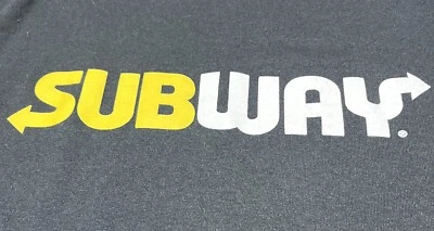 Camiseta Subway Negra - M, Unisex Foto 1 de 4