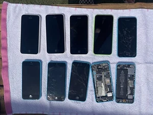 Lot Of 10 - IPhone 5C A1532 - PARTS ONLY - AS IS - UNTESTED - Picture 1 of 2