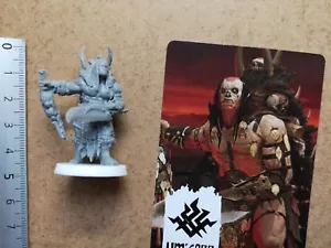UM'GORR SHAMAN MINIATURE + CARD / BARBARIAN / HATE BOARD GAME CMON G64 - Imagen 1 de 1