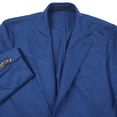 $1395 Windsor Giro J52 Unlined Blue Cashmere Blazer Jacket Mens 42 (EUR 52) - Image 1 of 4