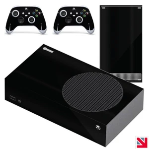 PIANO BLACK GLOSS XBOX SERIES S Skin Decal Vinyl Sticker Wrap - Picture 1 of 2