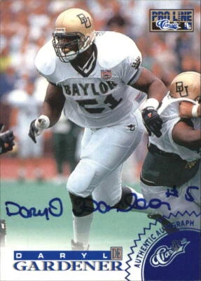 A5377- 1996 Pro Line Autographs Blue #23 Daryl Gardener Auto - NM-MT - Image 1 of 2