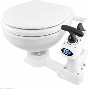 Jabsco Twist n Lock Manual Head Marine Boat Toilet with Compact Bowl 29090-5000 - Bild 1 von 7