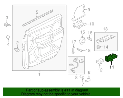 Nuevo interruptor de ventana eléctrica delantero derecho para Honda Odyssey 35760-TK8-A02 2011-2013  Foto 1 de 2