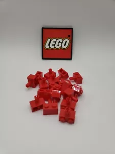 LEGO 1 x 2 Brick w Pin RED (x18) 2458 NEW PARTS LOT - Picture 1 of 4