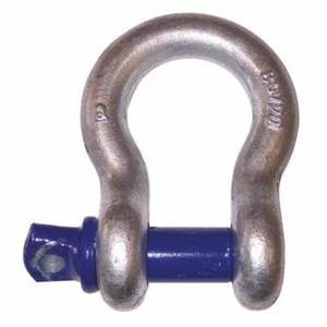 3/4" SHACKLE PEERLESS 4 3/4 TON WWL f TOW AXLE CLEVIS CRANE LIFT TIE DOWN STRAP - Picture 1 of 4