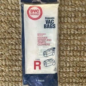 Hoover DVC Type R Vacuum 5 Bags Fits Hoover Sprint and Tempo Vac Cleaners - Picture 1 of 2