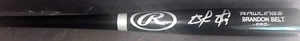 Brandon Belt Blue Jays Giants Auto Signed Black Bat Beckett Hologram - - Picture 1 of 3