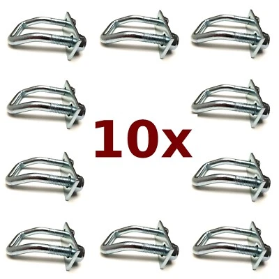 10x Soporte en U de Amarre 800kg Sujeción Carga Argollas M12 Gancho Lkw - Imagen 1 de 4