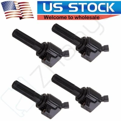 Bobina de encendido 4 piezas para Chevrolet Trailblazer EXT Buick Rainier 2006-2009 4,2 Foto 1 de 4