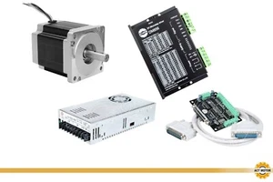 1Axis Nema 34 Stepper Motor 878oz-in 2A 100mm&Driver Control CNC Kit ACT - Bild 1 von 17