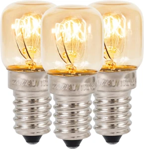 Klass Home (3 Pack) Salt Lamp Bulb | Oven Bulb | Fridge Bulb | Small Screw E14 1 - Picture 1 of 12