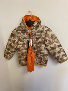 Epic Threads Little Boys Sand Tan Lion Packable Puffer Zipper Coat Size 6 NWT - Picture 1 of 5