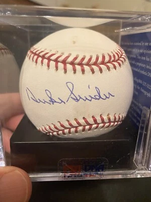 Duke Snider HOF Autographed Baseball PSA 9.5. 2nd Snider Ball Included. - Image 1 of 4