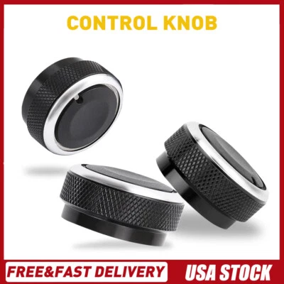 For 2005-2015 Toyota Tacoma 3X A/C Heater Temperature Climate Control Knob Set - Image 1 of 4