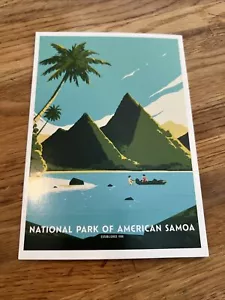 Beautiful U.S. National Parks Postcard (4x6”) - National Park American Samoa - Picture 1 of 2