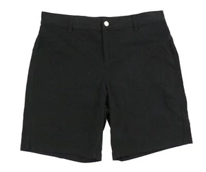 Calvin Klein 254922 Womens Classic Shorts Solid Black Size 10 - Picture 1 of 2