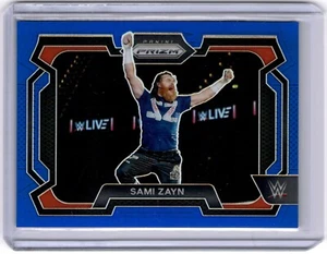 Sami Zayn 2024 Panini Prizm WWE Blue Prizm #77 WWE Raw #113/199 - Picture 1 of 2