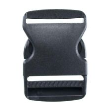 2 Inch Side Release Black Plastic Buckles - Available in Packs of 2, 5, or 10