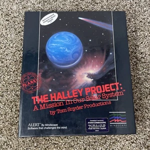 The Halley Project Atari & Commodore Mindscape 1985 PC Game Complete Tested - Picture 1 of 7