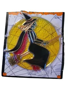 De colección Nuevo Diseño Plástico Vidrieras Brujas Cazador del Sol Halloween - Imagen 1 de 3