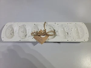 Mud Pie - NEW WiTh Tags- Deviled Egg Server 2018 Stone Mountain GA. - Picture 1 of 7