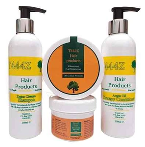 T444Z HAIR FOOD, SHAMPOO, CONDITIONER & HAARFEUCHTIGKEITSCREME (4ER SET) - Bild 1 von 5